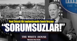 Trump'ın sözcüsü ilk toplantısında kasıtlı yayınlara sert çıktı!..