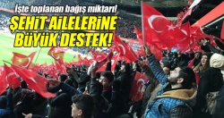 Şehitlere Saygı maçında 50 milyon TL toplandı!