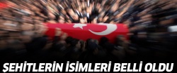 Şemdinli şehitlerinin isimleri belli oldu