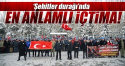 Şehitler durağında en anlamlı içtima..