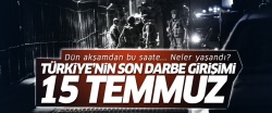 Türkiye'nin son darbe girişimi: 15 Temmuz