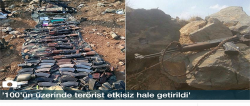 100'ün üzerinde terörist etkisiz hale getirildi
