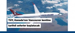 THY Vancouver tarifeli seferlerine başlıyor
