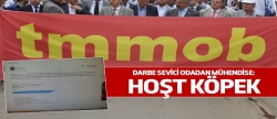 Darbe sevici TMMOB'dan, darbe karşıtı mühendise: HOŞT KÖPEK!