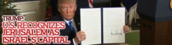 Trump recognizes Jerusalem as Israel's capital