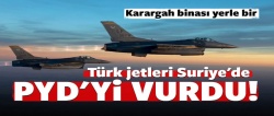 TSK, Suriye'de PYD mevzilerini yerle bir etti!