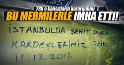 TSK'dan flaş açıklama: İmha edilmiştir