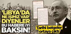 Bu haber 'Türkiye'nin Libya'da ne işi var?' diyenler için..