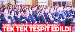 TUSKON başkanını alkışlayan işadamlarına gözaltı kararı