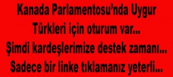 Kanada Parlamentosu'nda Uygur Türkleri oturumu