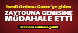 İsrail Zaytouna gemisine el koydu..