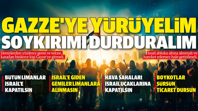Gazze için tarihi çağrı!