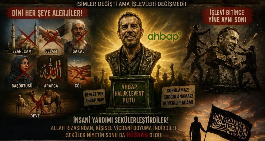 KEMALİST SEKÜLERLER; "HALUK LEVENT PUTUNU" YİYOR...