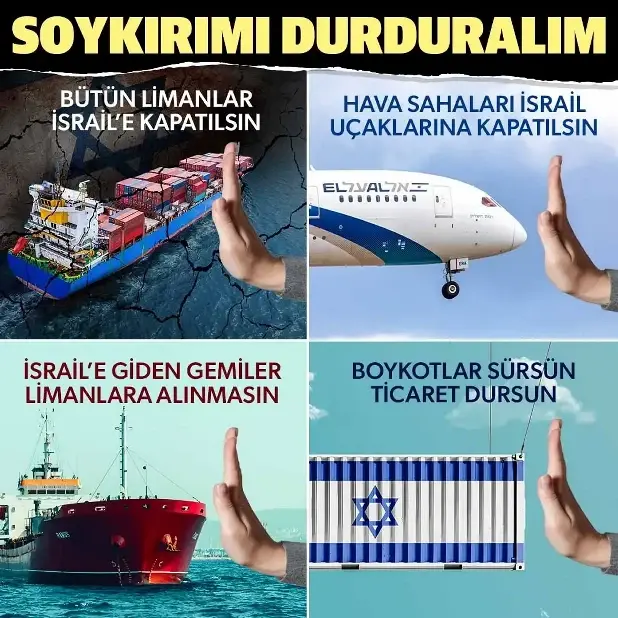 Gazze için tarihi çağrı: İsrail’e abluka direnişe destek!