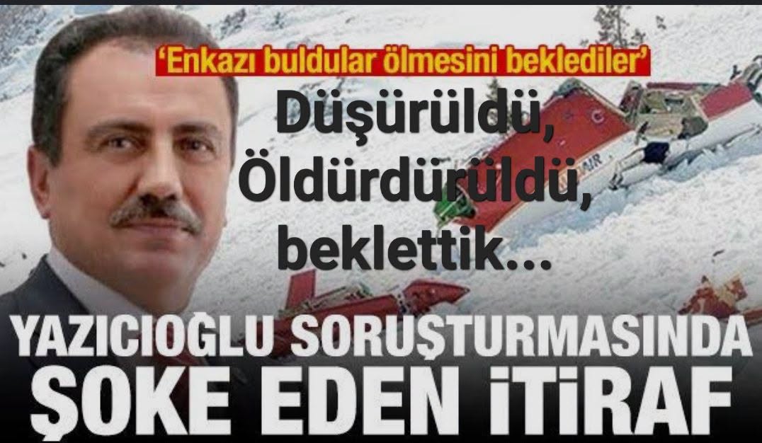 Yazıcıoğlu Suikastinde itiraflar: Düşürüldü, öldürüldü, bekletildi!